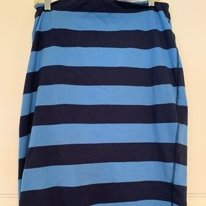 Rugby style pencil skirt